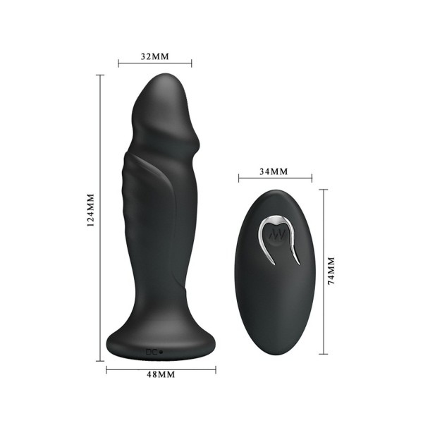 Mr. Play Phallic Vibrating Anal Plug