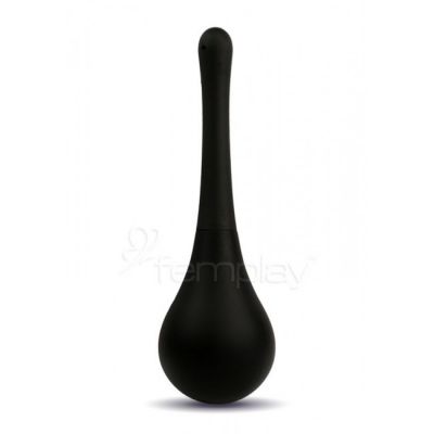 Squeeze Clean Unisex Silicone Douche Black