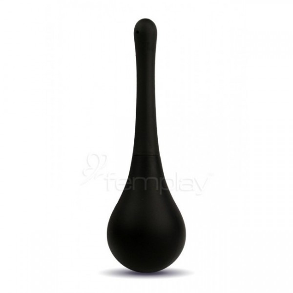 Squeeze Clean Unisex Silicone Douche - Black