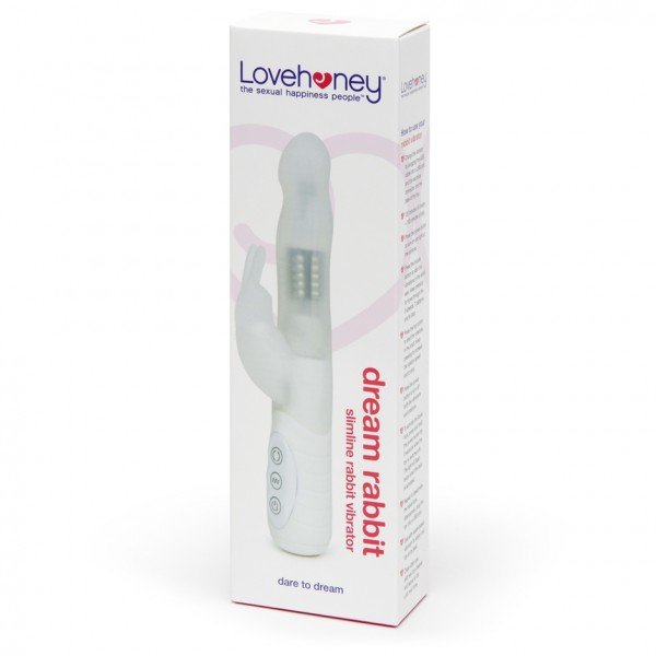 Lovehoney Dream Rabbit Rechargeable Silicone Slimline Rabbit Vibrator