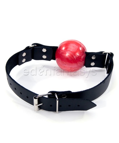 Rubber ball gag