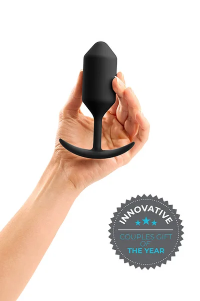 B-Vibe Weighted Silicone 4.7" Snug Butt Plug 3 (180g) — image 24 of 25