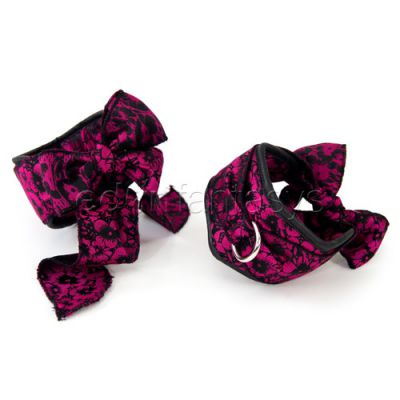 Silk sashay cuffs