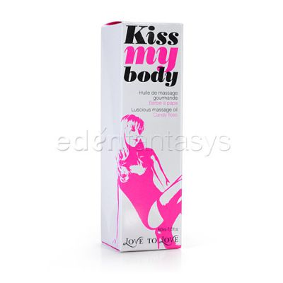 Kiss my body luscious massage oil