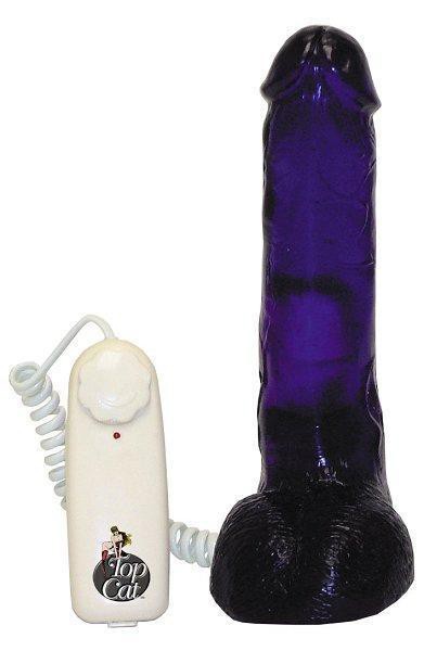 8" Vibrating Jelly Dong w/ Suction Cup