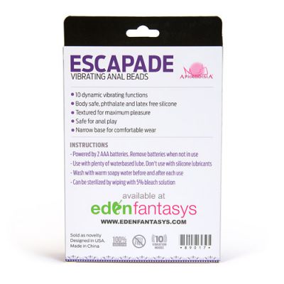 Escapade vibrating anal beads