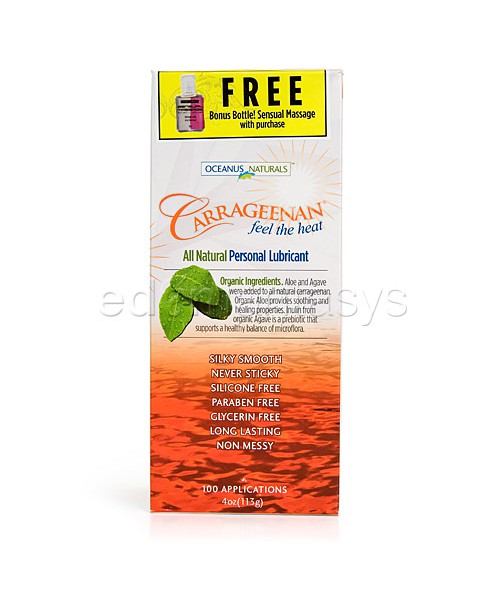 Carrageenan all natural warming