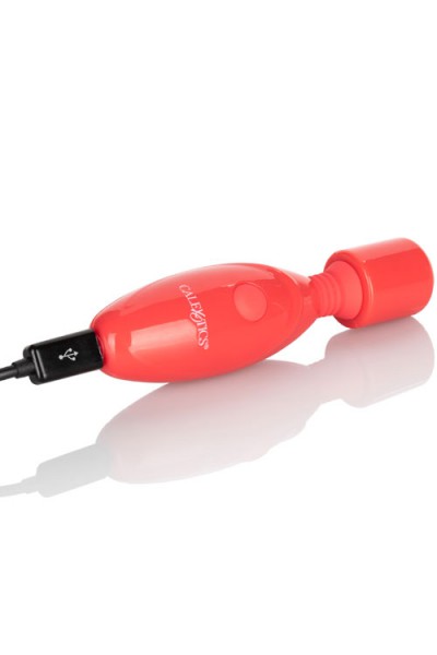 California Exotic 4" Vibrating Silicone Massager with 3 Attachments