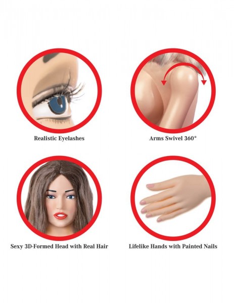 Pipedream Extreme Dollz Agent 69 Life-Size Love Doll