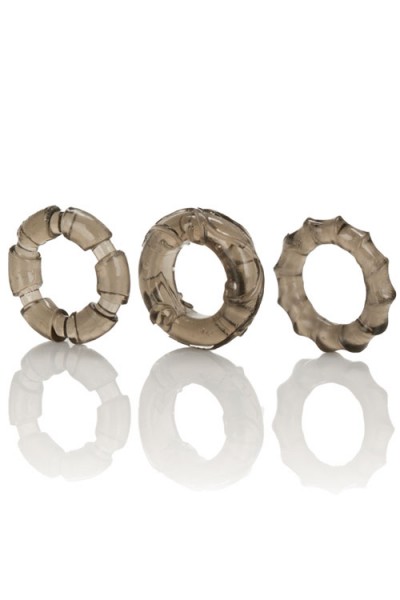 California Exotic 7.75" Penis Pump, 4.5" Prostate Massager & 3 Cock Rings