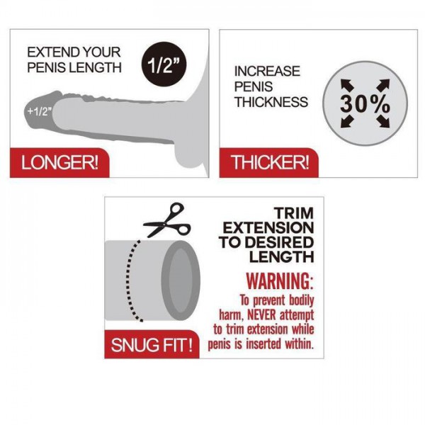 1" Penis Extension
