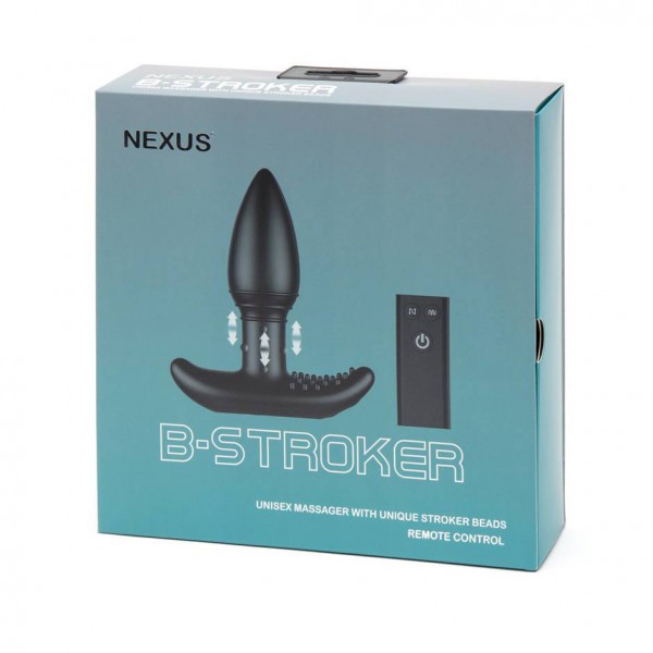 Nexus B-Stroker Remote Control Vibrating Rimming Butt Plug 4.5