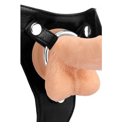 OUCH Realistic 7 Strap On Dildo With Balls