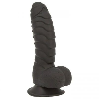 Addiction Ben 7 Inch Dildo with Balls Black