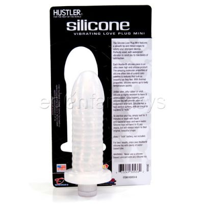 Hustler silicone vibrating love plug mini