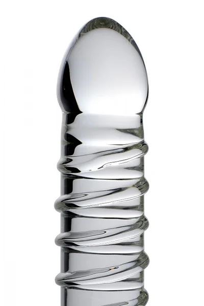 Master Series Ribbed 12.25” Glass Dildo — image 6 of 6