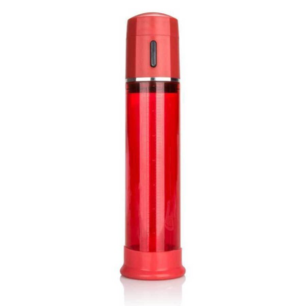 Electric Red 8.25'' Advanced Fireman's Penis Pump and Cock Enhancer