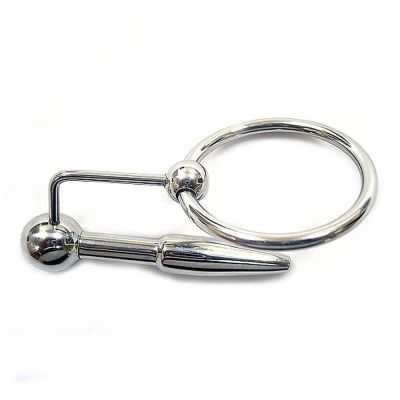 Rouge Stainless Urethral Probe Cock Ring