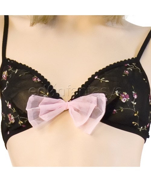 Rose bra and skirt set