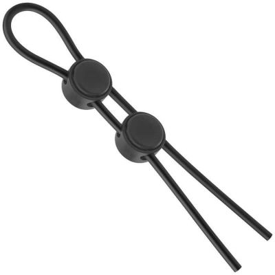 Stay Hard Adjustable Double Loop Cockring