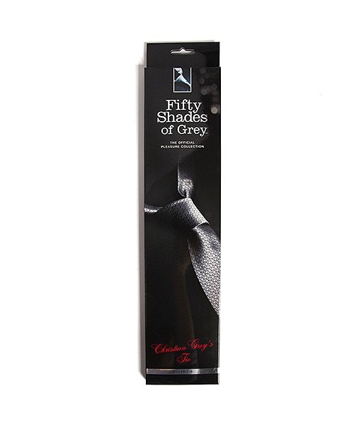 Fifty Shades of Grey Christian Grey Silver Tie