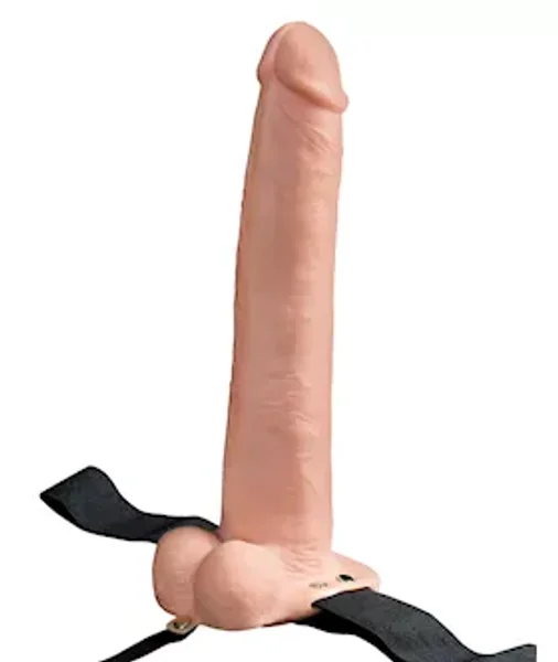 Fetish Fantasy 11 Inch Hollow Rechargeable Strap-On with Balls — image 7 of 12