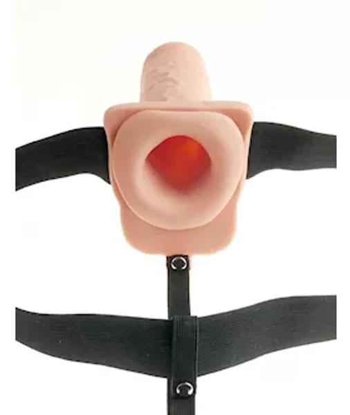 Fetish Fantasy 11 Inch Hollow Rechargeable Strap-On with Balls — image 9 of 12