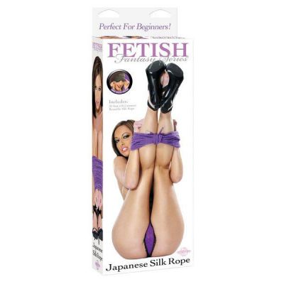 Fetish Fantasy Japanese Silk Rope 10m Purple