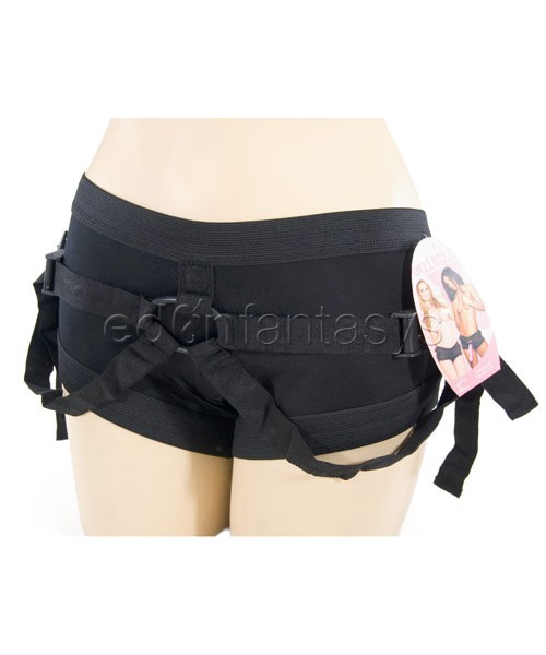 Grrl shorts strap-on harness