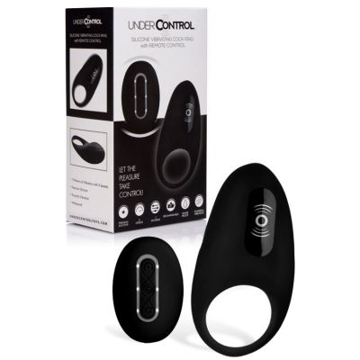 Under Control Vibrating Silicone Cock Ring Witih Remote