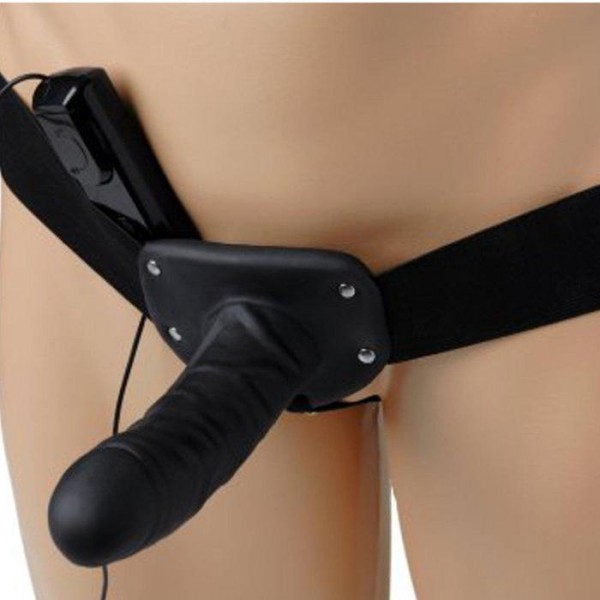 Deluxe 6" Hollow Strap-On