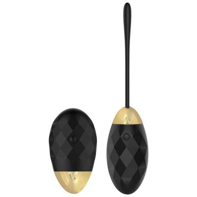Diamonds The Majesty Rechargeable Egg with Remote Control Black