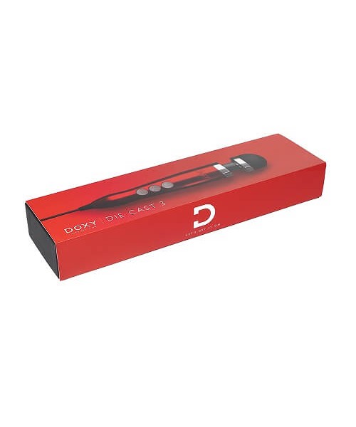 Doxy Number 3 Mains Operated Wand Massager Candy Red — image 6 of 7