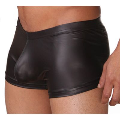 Wet look shorts