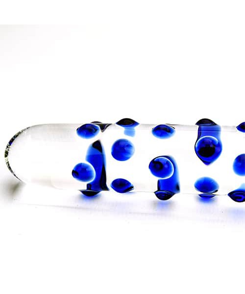 Spectrum Nubby Textured Glass Dildo