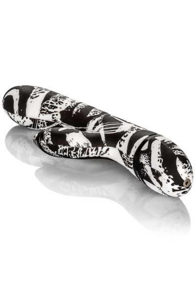 California Exotic Graffiti Dual Motor 7.9" Silicone Rabbit Vibrator