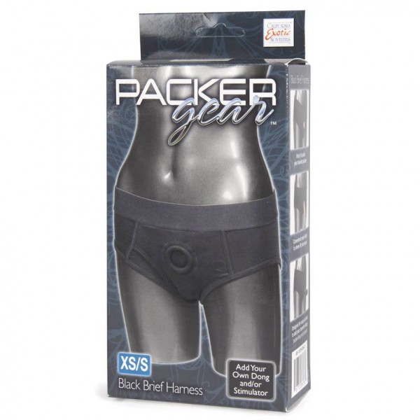 Packer Gear Strap-On Harness Brief with Vibe Pocket