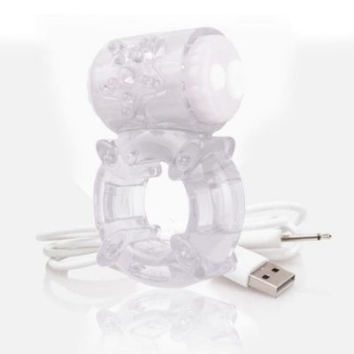 Charged Big O Cockring by Screaming O Clear
