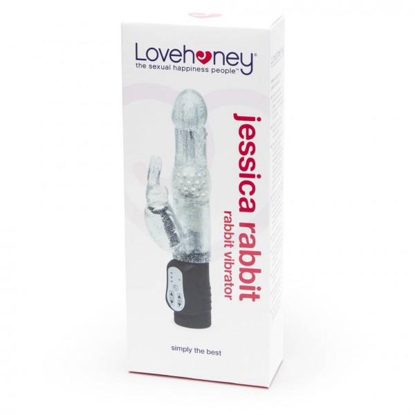 Lovehoney Jessica Rabbit 10 Function Silver Rabbit Vibrator