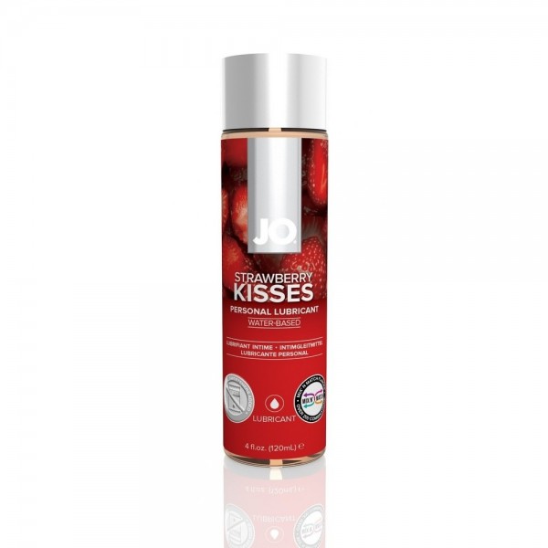 System JO Strawberry Kiss H2o Flavoured Lubricant (120ml)