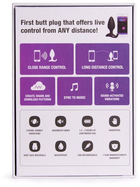 Lovense Hush App Controlled Vibrating Butt Plug 3.5 Inch