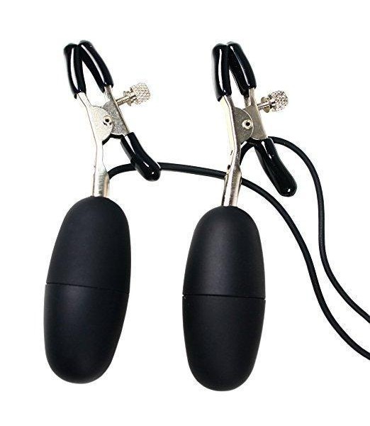 Intense Independent Vibrating Nipple Clamps