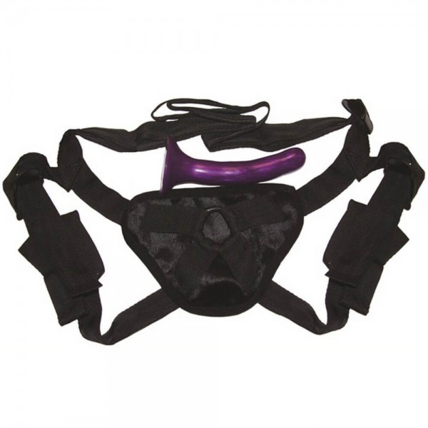 Sex & Mischief Strap-On and Silicone Dildo Set