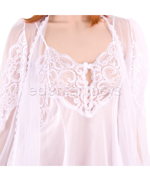 Chiffon peignoir set