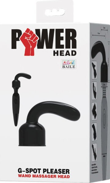 G-Spot Pleaser Wand Massager Head (Black)