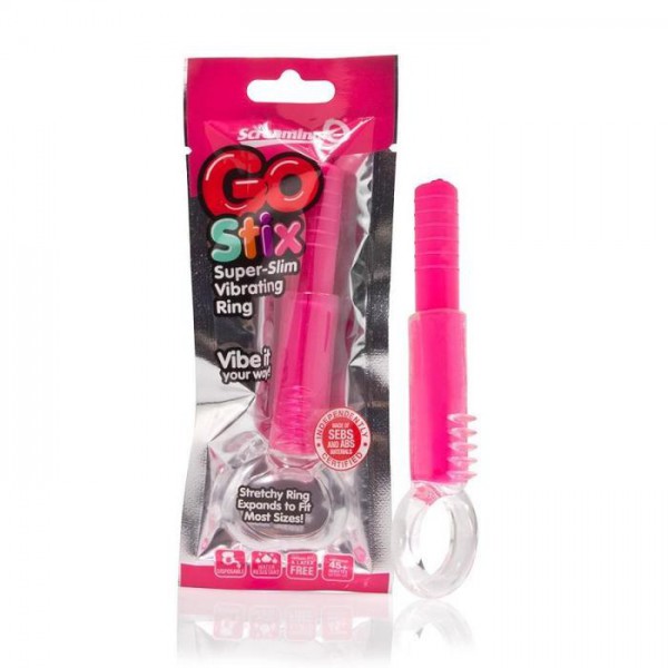 Go Stix Super Slim Vibrating Cock Ring — image 4 of 5