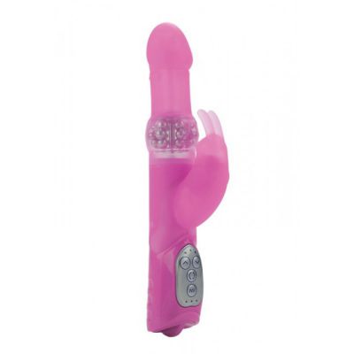 Silicone Jack Rabbit Vibrator Pink