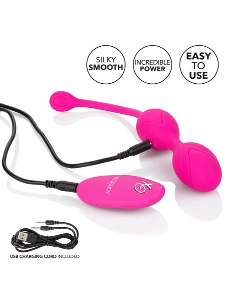 Dual Motor Vibrating Kegel Ball w/ Remote Control