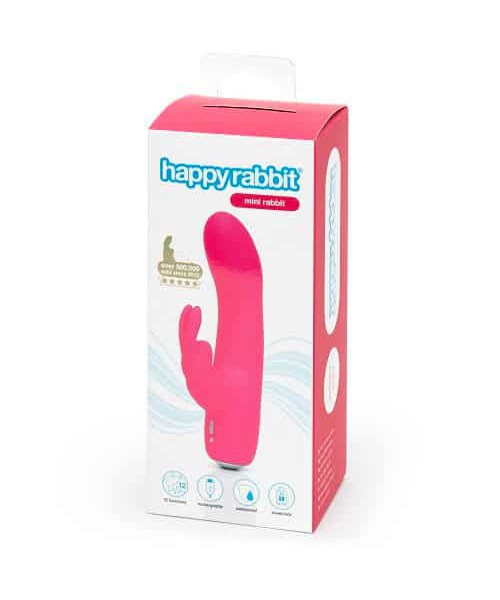 Happy Rabbit Mini Rechargeable Rabbit Vibrator Pink — image 5 of 5