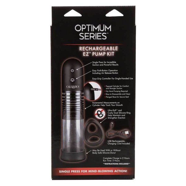 Rechargeable EZ Electric Penis Pump Kit Optimum Series by Cal Exotics